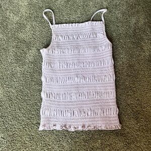 H&M Smocked Lavender Tank Top Size XS